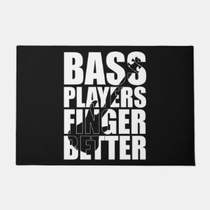 Bass Player Finger besser Fußmatte
