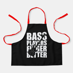 Bass Player Finger besser Schürze