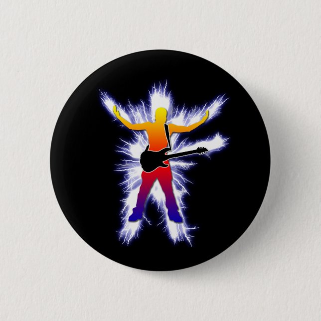 Bass Player Graphic Button (Vorderseite)