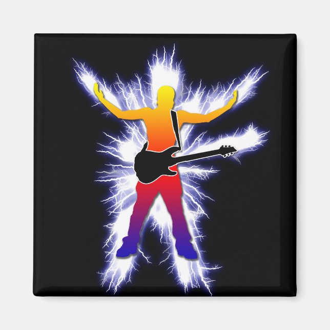 Bass Player Graphic Magnet (Vorne)