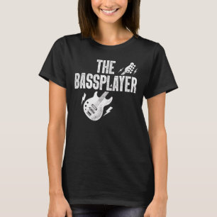 Bass Player Music Bass Gitarre Krawatte D T-Shirt