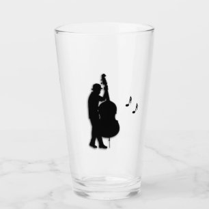 Bass Player Musician Glas