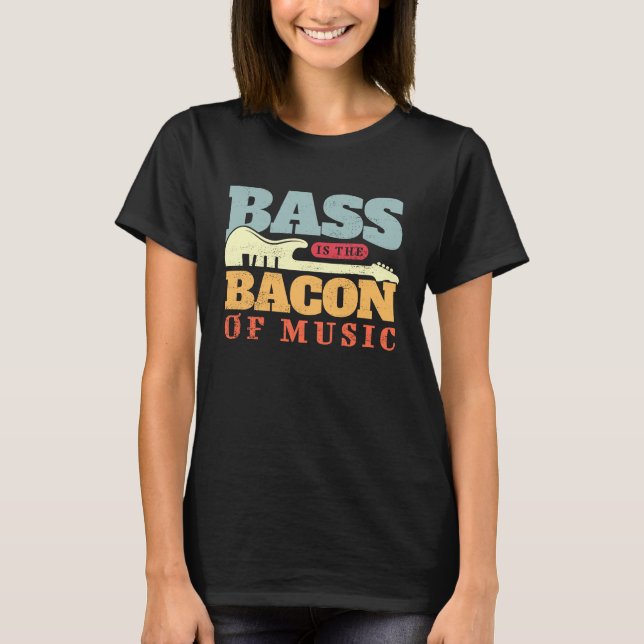 Bass Player Saying Bass  Electric Bass T-Shirt (Vorderseite)
