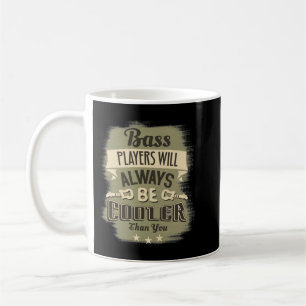 Bass Player wird immer Cooler Funny Gitarre Gif Kaffeetasse