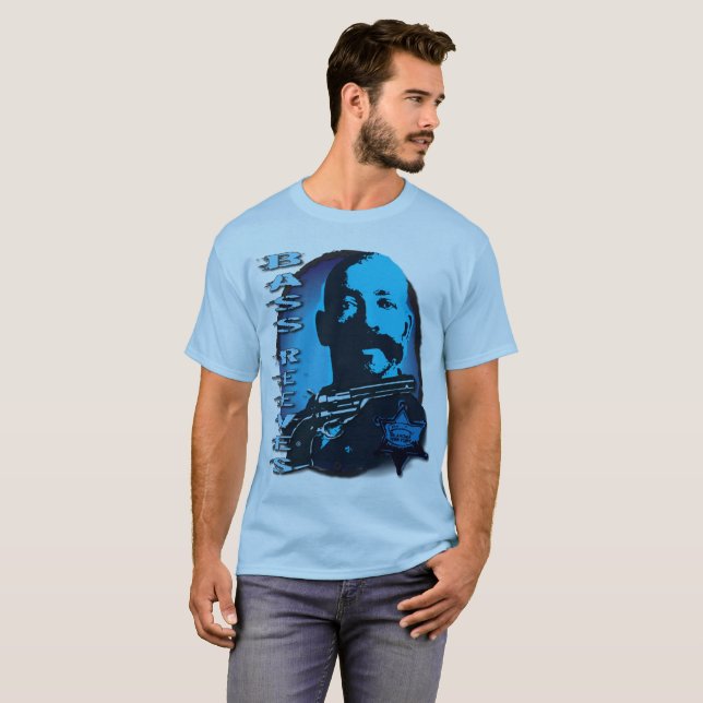 Bass-Reeves legendärer Lawman T-Shirt (Vorne ganz)