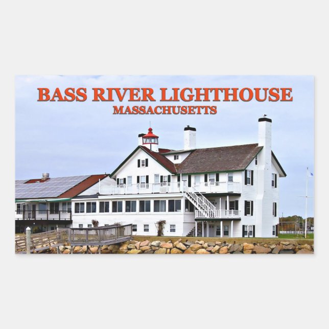 Bass River Lighthouse, Massachusetts Stickers (Vorderseite)