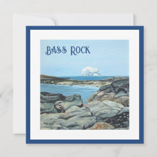 Bass Rock, North Berwick, Bonnie Scotland Fine Art Feiertagskarte