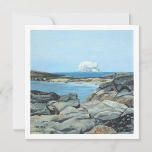 Bass Rock, North Berwick, Scotland Fine Art Feiertagskarte