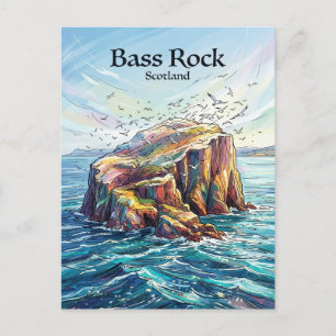 Bass Rock Schottland Postkarte
