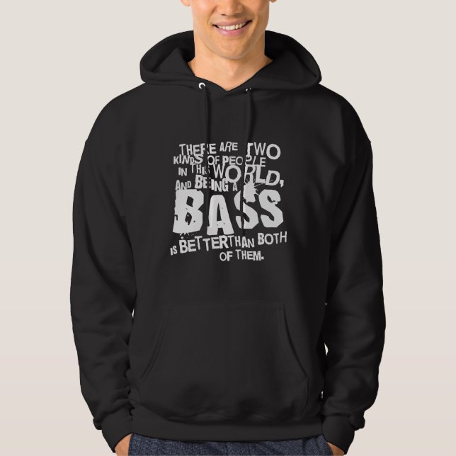 Bass-Sänger-(lustiges) Geschenk Hoodie (Vorderseite)