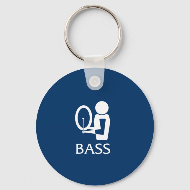 Bass Schlüsselanhänger (Vorderseite)