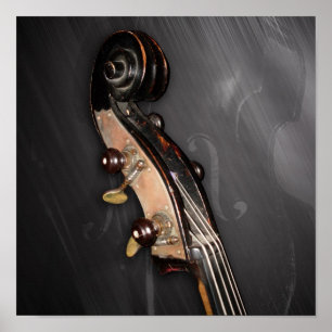 Bass Scroll - Drucken Poster