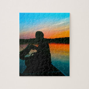 Bass-Sonnenuntergang Puzzle