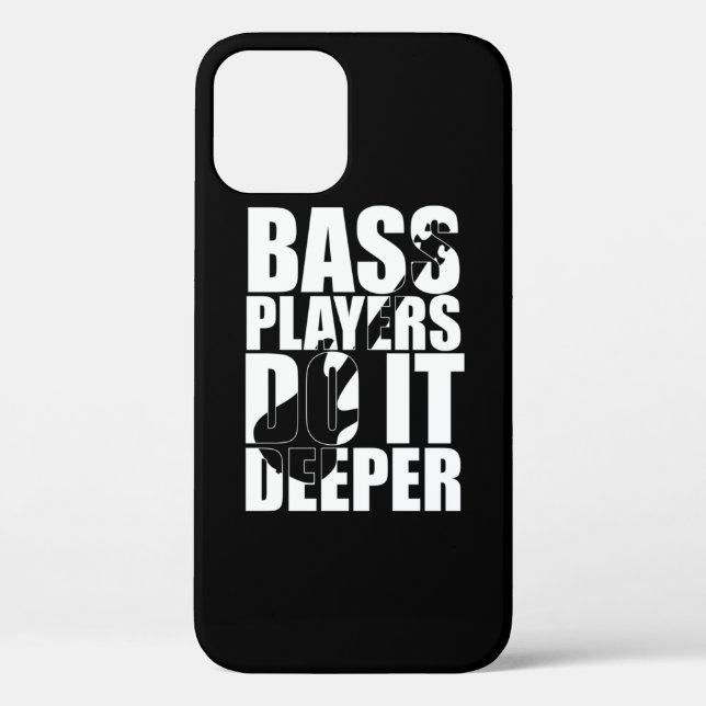 Bass-Spieler machen es tiefer Case-Mate iPhone Hülle (Rückseite)