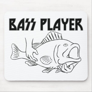 Bass-Spieler Mousepad