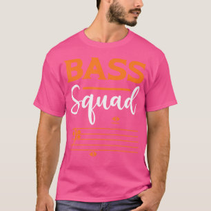 Bass Squad. Musikalischer Chor Theater T-Shirt