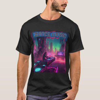 Bass Techno Trance Rave DJ Graphic - Futur Vibes T-Shirt