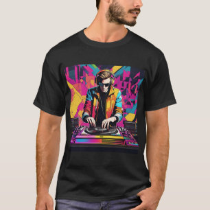 Bass Techno Trance Rave DJ Graphic T-Shirt