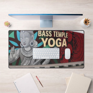 Bass Temple Yoga Desk Mat - Mystic Strings Edition Schreibtischunterlage