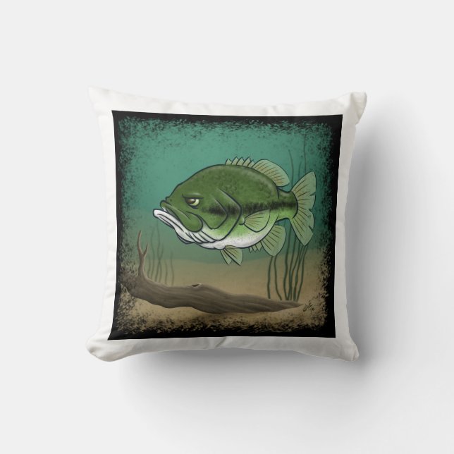 Bass Throw Kissen (Vorderseite)