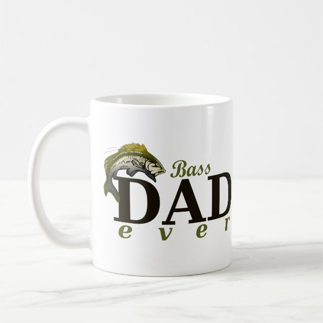 Bass Vater Ever Best Vater Puff Tasse (Links)