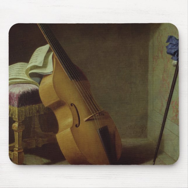 Bass-Viol, Spielberichtsbogen und eine Klinge, Mousepad (Vorne)