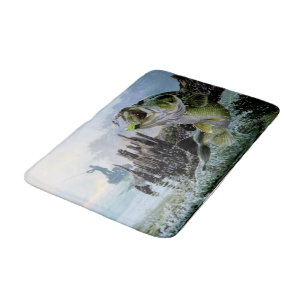 Bass Walleye Angelzimmer Teppich Matte Heim Dekor