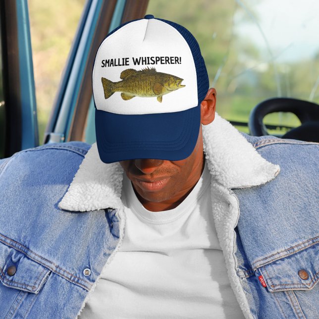 Bass Whisperer Funny Fishing Fisherman Angler Truckerkappe (Von Creator hochgeladen)