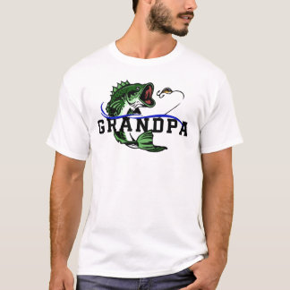Bassangeln Opa Fischer T-Shirt
