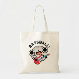 Bassball Funny Baseball Bass Gitarrist Pun Tragetasche