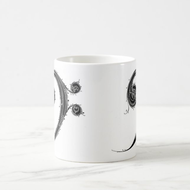 bassclef, bassclef kaffeetasse (Mittel)