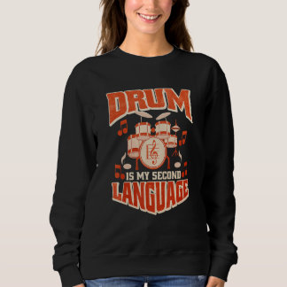 Bassdrum Set Cooler Drummer Kit 5 Sweatshirt