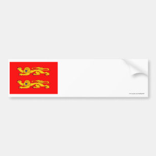 Basse-Normandieflagge Autoaufkleber