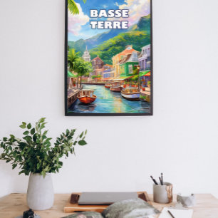 Basse-Terre, Schauplatz der Wellen Poster