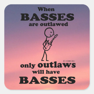 Basses Outlade Square Sticker