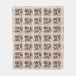 Basset-Decke Fleecedecke