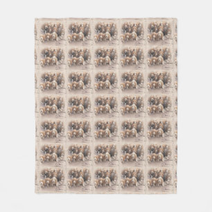 Basset-Decke Fleecedecke