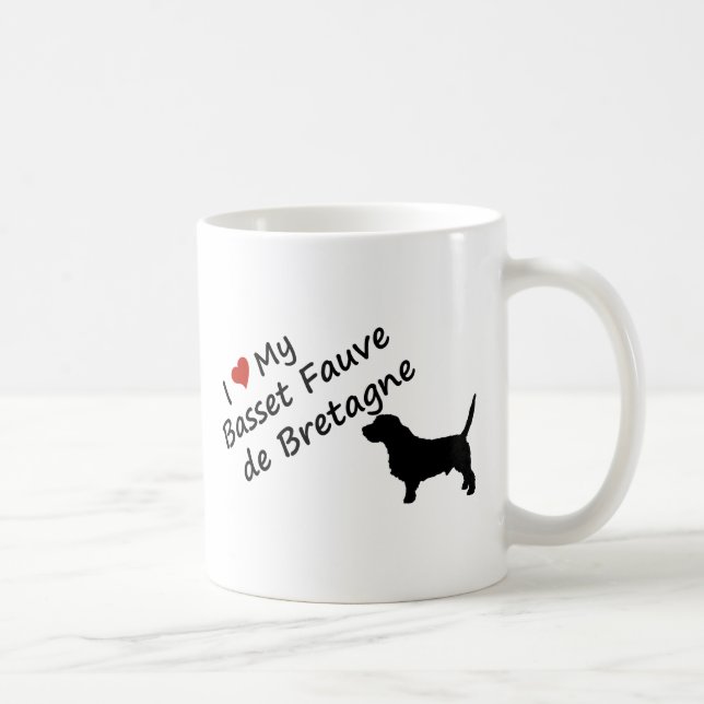 Basset Fauve de Bretagne Kaffeetasse (Rechts)