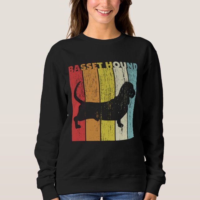 Basset Hound  1 Sweatshirt (Vorderseite)