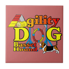 Basset_Hound_Agility Fliese