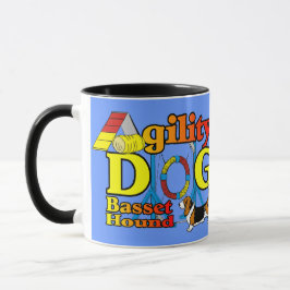 Basset Hound Agility Geschenke Tasse