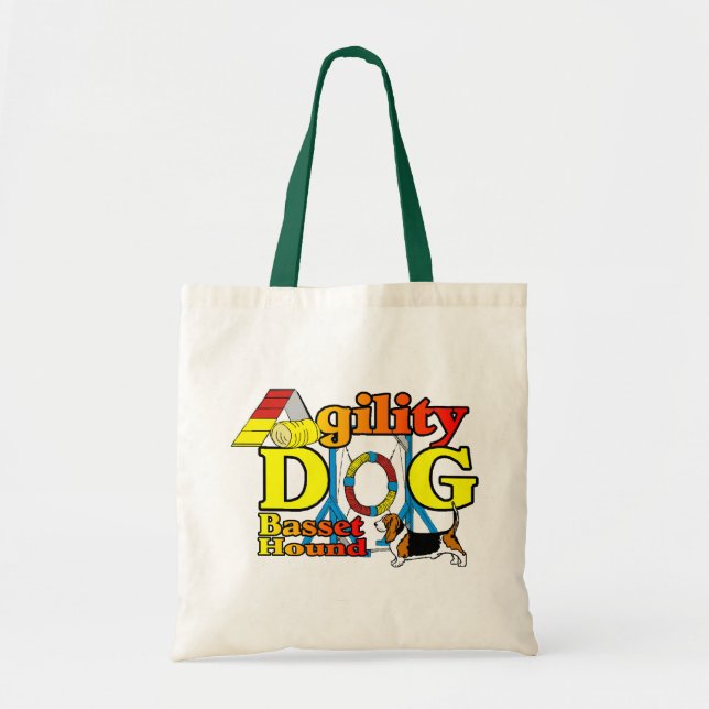 Basset Hound Agility Geschenke Tragetasche (Vorne)