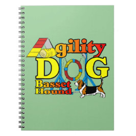 Basset_Hound_Agility Notizblock