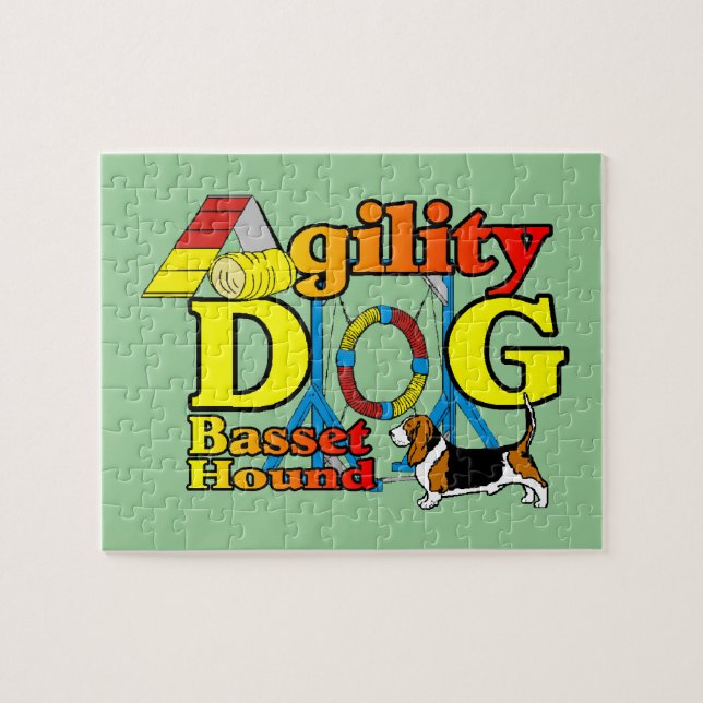 Basset_Hound_Agility Puzzle (Horizontal)