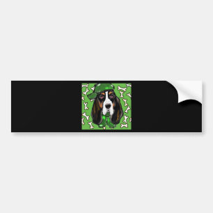 Basset Hound Autoaufkleber