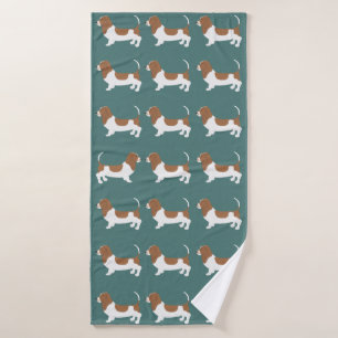 Basset Hound Badetuch Badehandtuch