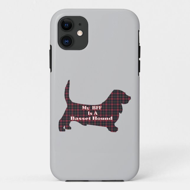Basset Hound-BESTE FREUNDIN Case-Mate iPhone Hülle (Rückseite)