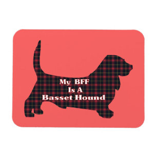 Basset Hound-BESTE FREUNDIN Magnet