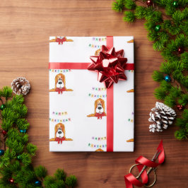 Basset Hound Birthday Wrapping Paper Geschenkpapier