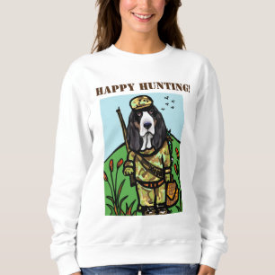 BASSET HOUND CHRISTMAS SWEATSHIRT